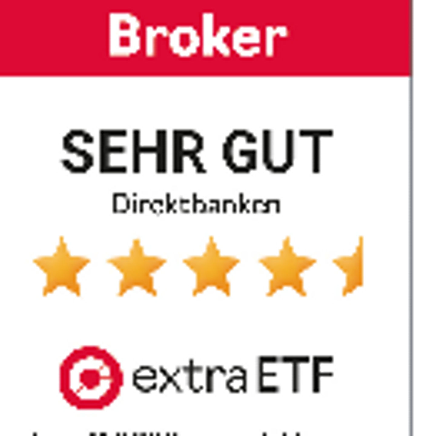 Sehr gut für die Postbank im Broker Test des ETF Extra-Magazins